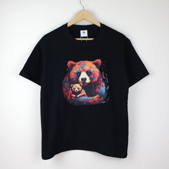 NWT Mother & Cub Bear Graphic Unisex T-Shirt – Gift or Family Matching Tee - Picture 2 of 10
